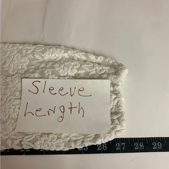 Lace Bubble Hem Blouse Feminine  Cottagecore Floral Bohemian Womens SZ XL - Picture 7 of 9